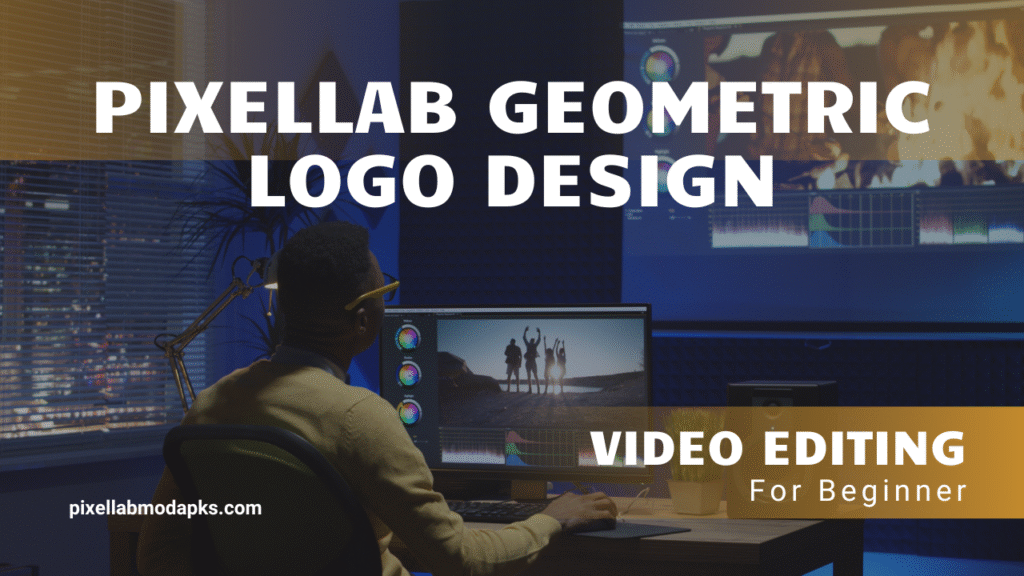 PixelLab Geometric Logo Design